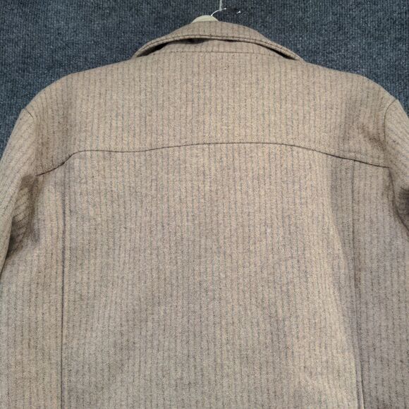 Woolrich Women's Wool Blend Knit Jacket Tan Oatmeal XL Zipped Pockets - Picture 6 of 14